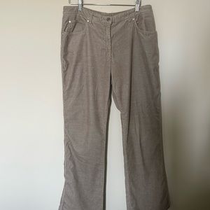 Armani corduroy straight leg pants